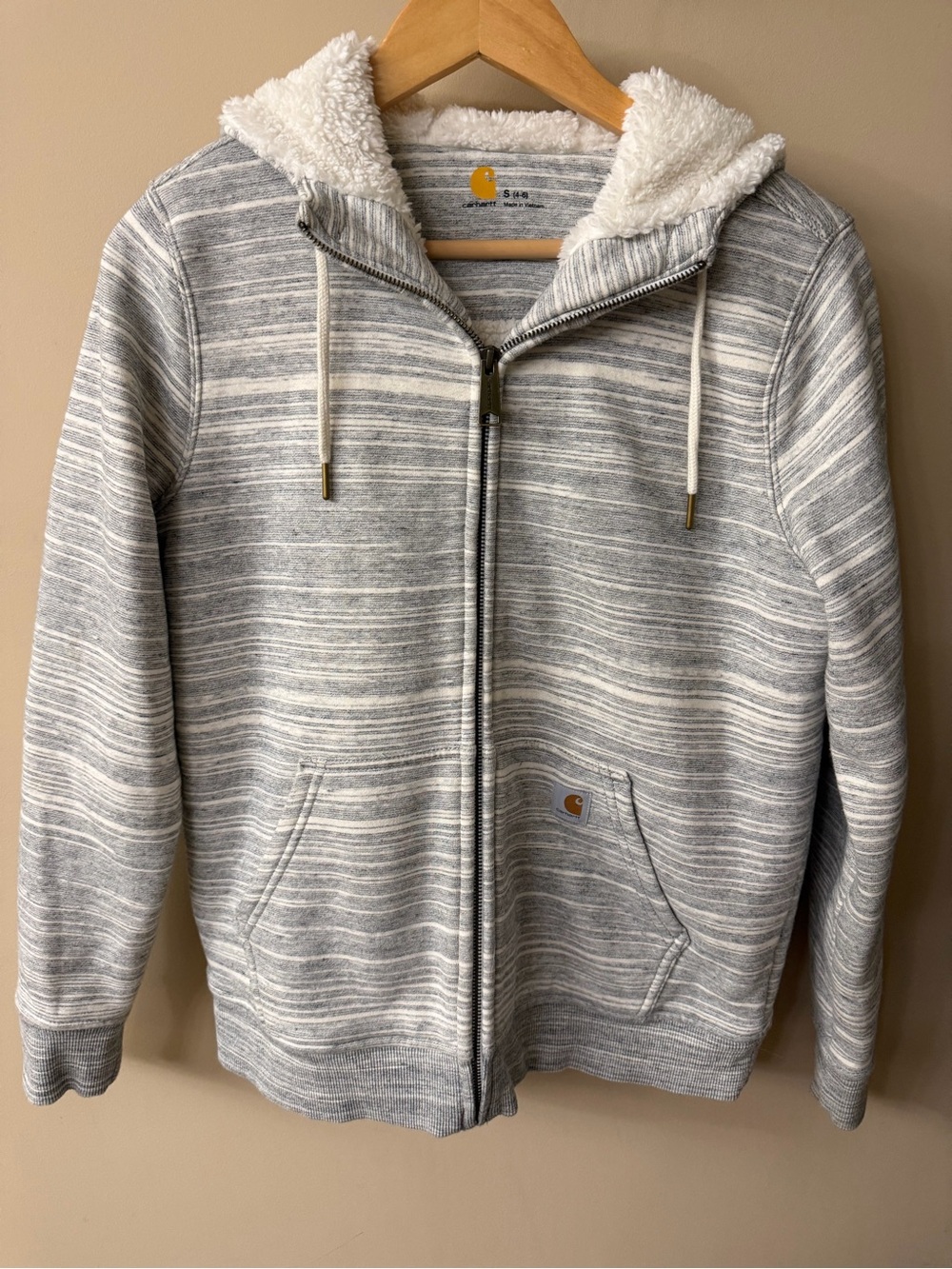 Carhartt Women’s Heavy Hooded Zip Up Sweatshirt, Size S